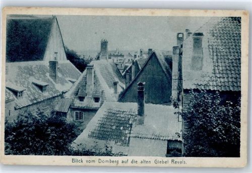 Tallinn Blick vom Domberg auf die alten Giebel
