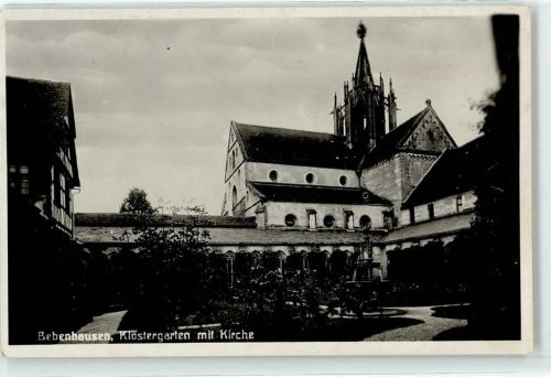 Bebenhausen Klostergarten mit Kirche