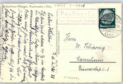 Rottenbach Landpoststempel