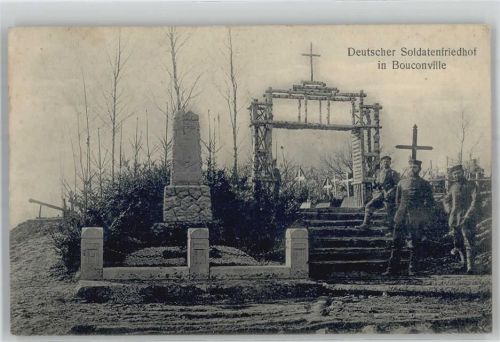 Bouconville 1915 Deutscher Soldatenfriedhof