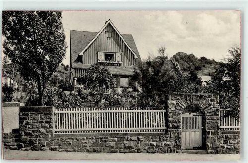 64625 W6140 Bensheim - Haus Knudt Ort handschriftlich Ernst Ludwig Straße 27