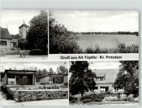 Töplitz Postamt Kirche Zernsee Ferienobjekt Einkaufszentrum