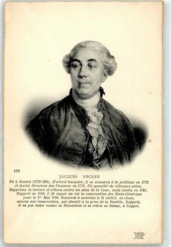 Necker, Jacques Portrait