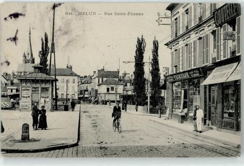 Melun 1903 Rue Saint Etienne Geschäft