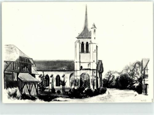 Pont-Sainte-Marie L Eglise vue de la salle des Fetes