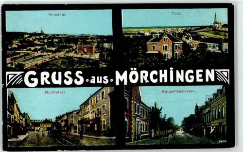 Morhange 1915 Neustadt Marktplatz Kapellenstrasse
