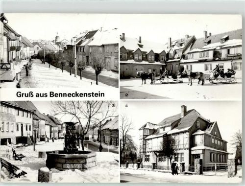 Benneckenstein Pferdeschlitten Erholungsheim Georgi Dimitroff