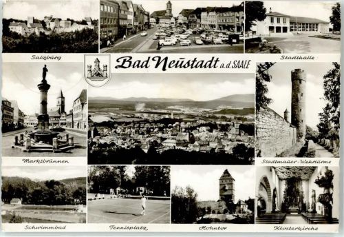 Bad Neustadt Schwimmbad Tennis Klosterkirche