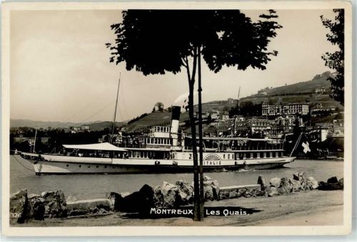 Montreux Raddampfer Italie