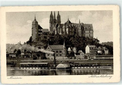 Meißen Albrechtsburg Dampfer Johnpenn