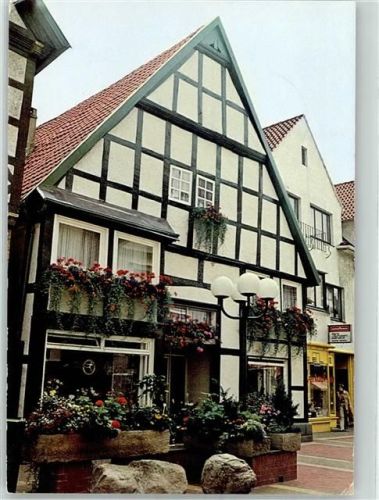 Lübbecke Geschäft Blumen Kleine Fußgängerzone