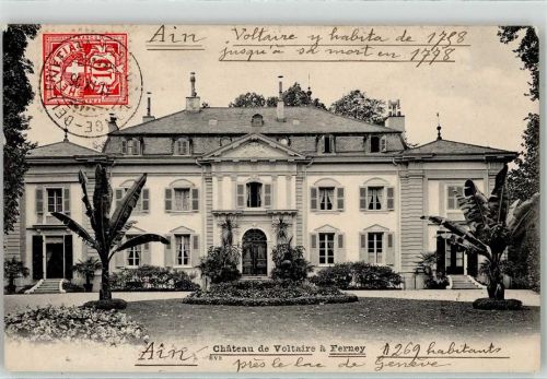 Ferney-Voltaire 1906 Schloss Chateau de Voltaire
