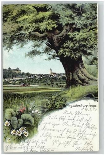 Augustusburg 1910 Blick auf Augustusburg