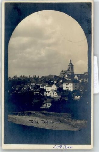 Stribro 1920 Kirche