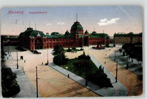 Nürnberg 1915 Hauptbahnhof