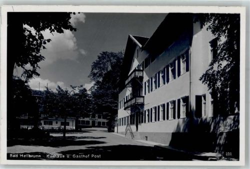 Bad Heilbrunn Kurhaus und Gasthaus Post