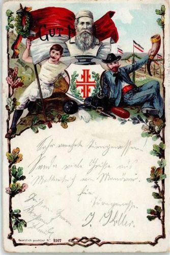 1901 Turnvater Jahn Schwarz-Weiß-Rot