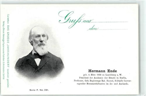 Ende, Hermann Portrait