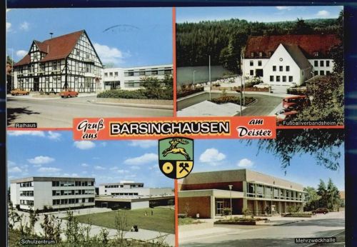 Barsinghausen Rathaus Fußballverbandsheim Schulzentrum Mehrzweckhalle