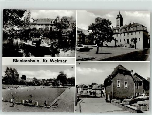 Blankenhain Schwimmbad Parkteich Rathaus Leninstraße