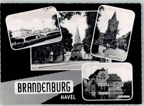 Brandenburg Jahrhundertbrücke Dom Turm am Mühlendamm
