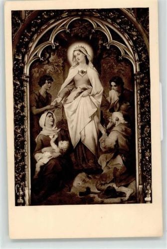 Wien Hochaltarbild Pfarrkirche St.Elisabeth Dobyaschofsky