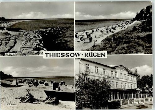 Thiessow Mole Strand Haus Ostsee