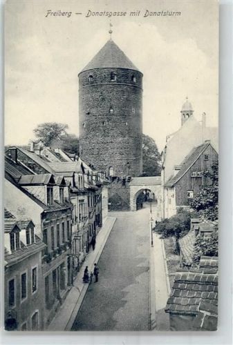 Freiberg Donatsgasse Donatsturm