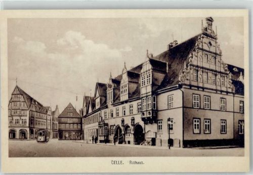 Celle Rathaus Straßenbahn