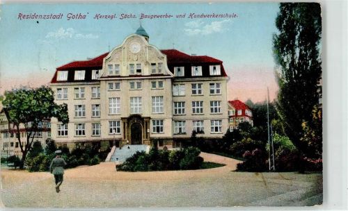 Gotha Baugewerbe und Handwerkerschule