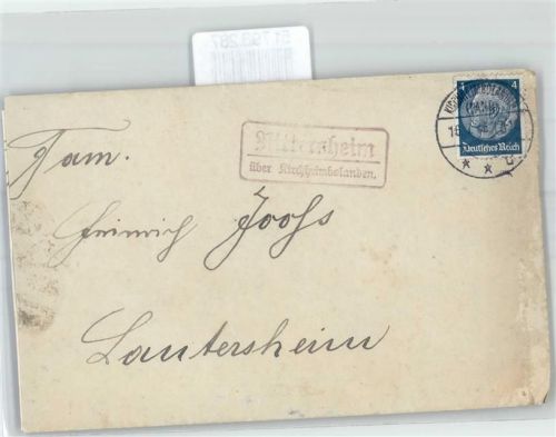 Rittersheim Landpoststempel