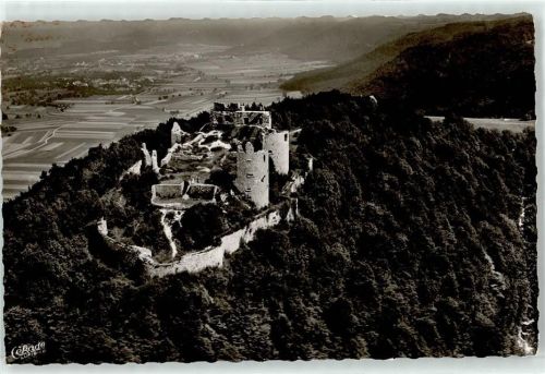Küssaberg Ruine Küssaburg Fliegeraufnahme