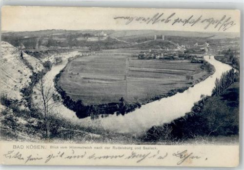 Bad Kösen 1907 Himmelreich Rudelsburg Saaleck