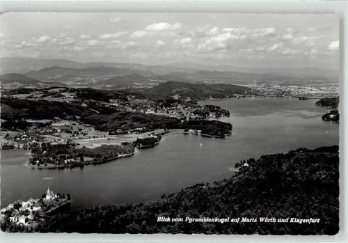 Maria Wörth Blick vom Pyramidenkogel Klagenfurt