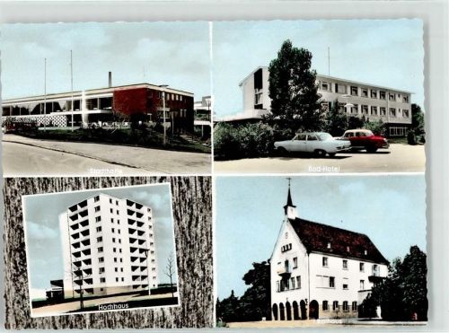 Wernau Stadthalle Bad Hotel Hochhaus Rathaus