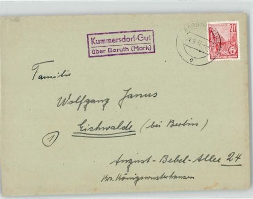 Kummersdorf Landpoststempel