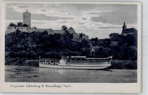 Naumburg WK II Burgruine Schönburg Ausflugschiff