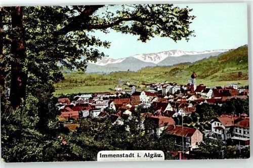 87509 W8970 Immenstadt i. Allgäu Lithographie