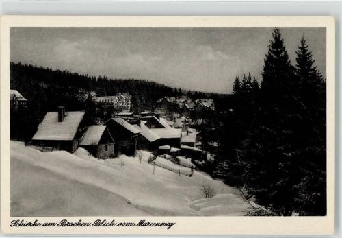 Schierke Blick vom Marienweg