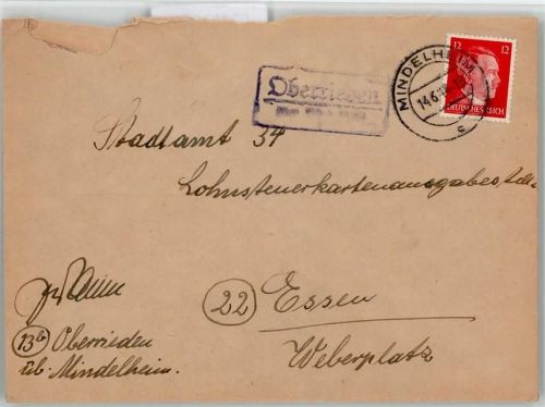 Oberrieden Landpoststempel