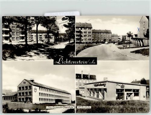 Lichtenstein Wohnsiedlung Kaufhalle Schule