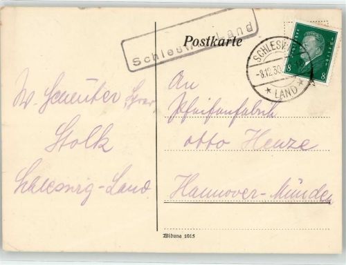 Schleswig Landpoststempel
