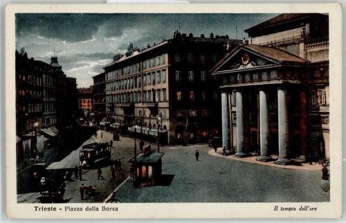 Trieste / Triest / Trst Straßenbahn Piazza della Borsa