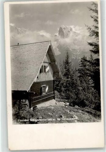 Theodor Körner Hütte Berghütte Gosaukamm Hüttenstempel