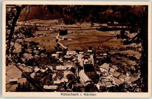 Kötschach 1931 Kirche