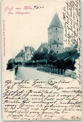 Ulm 1900 Metzgertor
