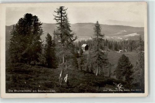 Brünner Hütte 1920 Berghütte Stoderzinken Hüttenstempel