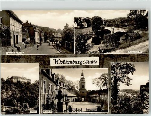 Wolkenburg Hermsdorfer Straße Muldenbrücke Schloss