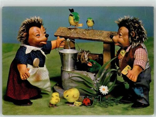 Mecki Frosch Marienkäfer Küken
