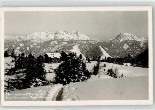 Edelrautehütte - Berghütte Scheiblalm Gesäuseberg Hüttenstempel
